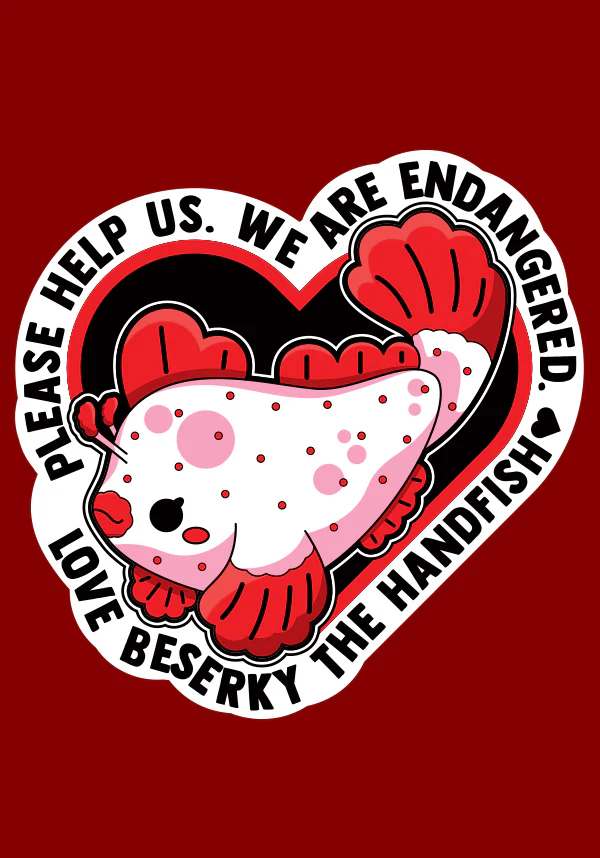 Beserky The Handfish [Charity] | STICKER
