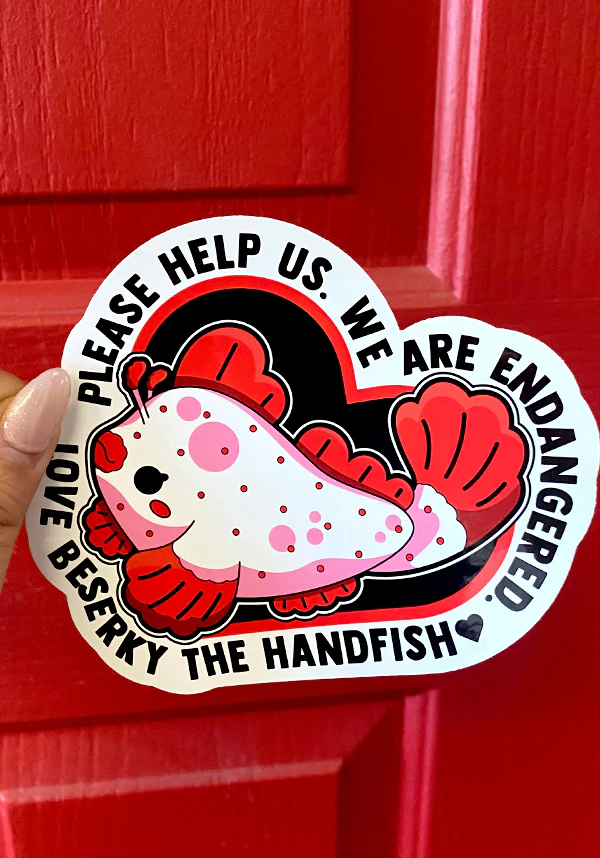 Beserky The Handfish [Charity] | STICKER - Image 2