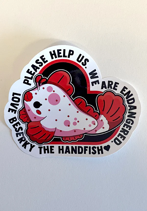 Beserky The Handfish [Charity] | STICKER - Image 3