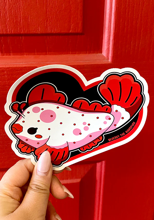 Beserky The Handfish | STICKER - Image 2