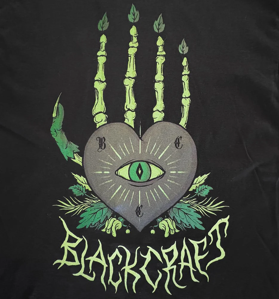Blackcraft | Heart Hand [Black] T-SHIRT [PREORDER] - Image 2