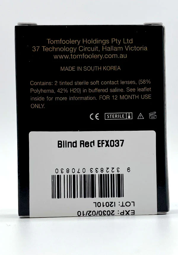 Blind Red | COSTUME LENSES - Image 3