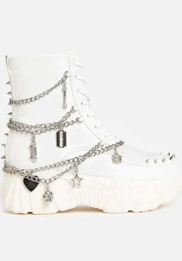 Boned Catch [White] Mystic Charm | BOOTS** - Image 3