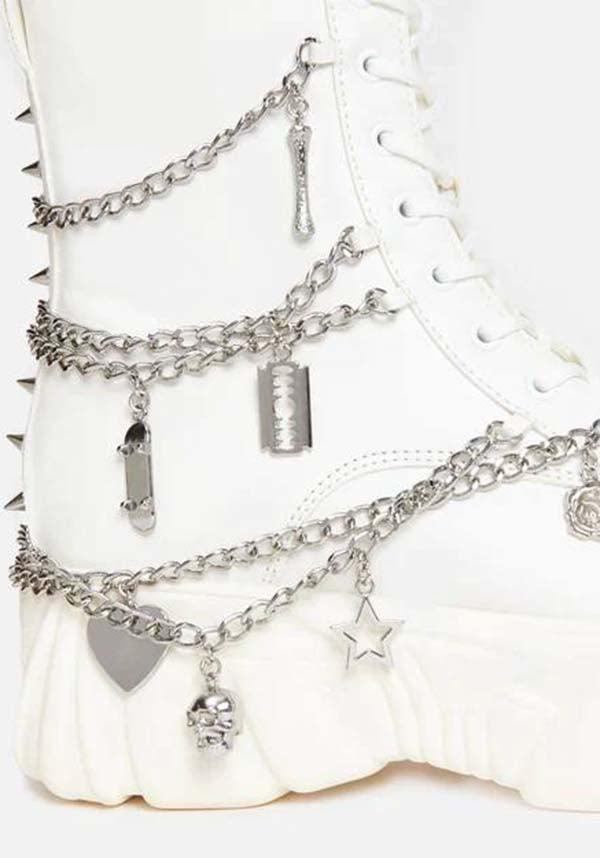 Boned Catch [White] Mystic Charm | BOOTS** - Image 4