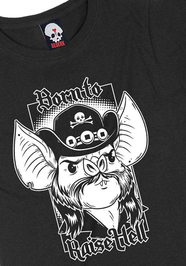 Born To Raise Hell | STONEDEAF CHARITY FITTED T-SHIRT** - Image 3