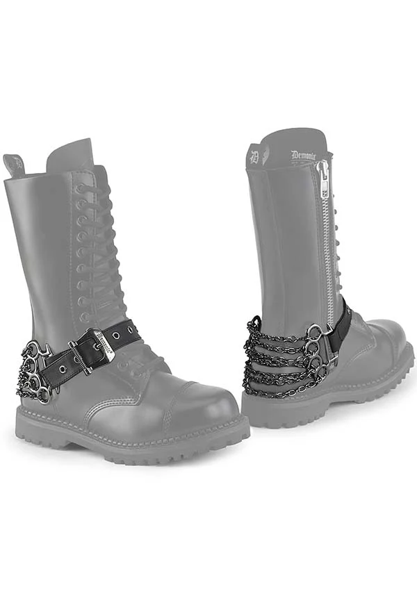 Brass Knuckle Chain [DA-515] | BOOT HARNESS* - Image 3