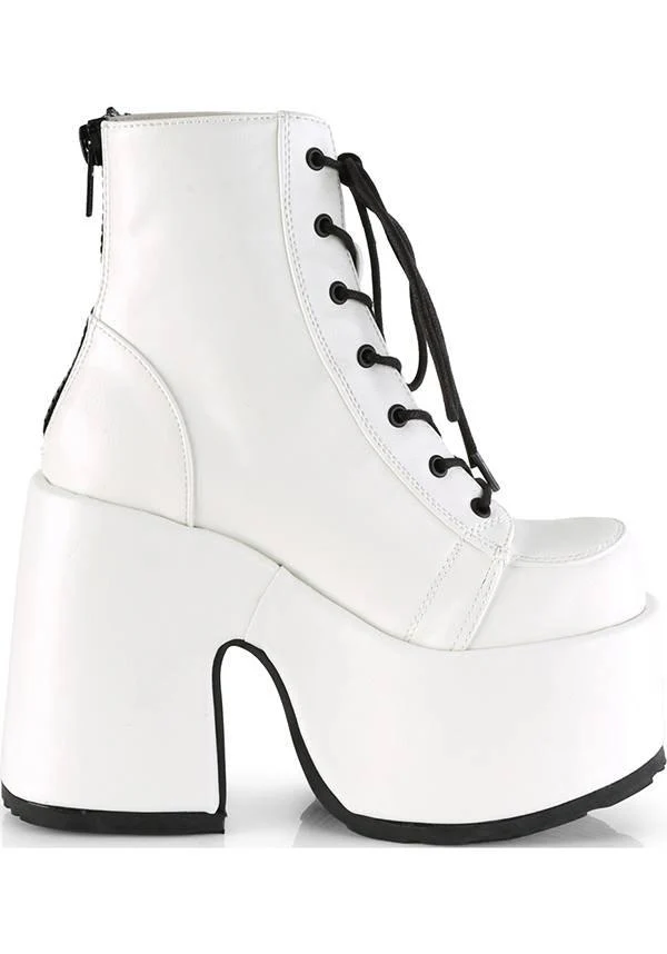 CAMEL-203 [White] | PLATFORM BOOTS [PREORDER] - Image 5