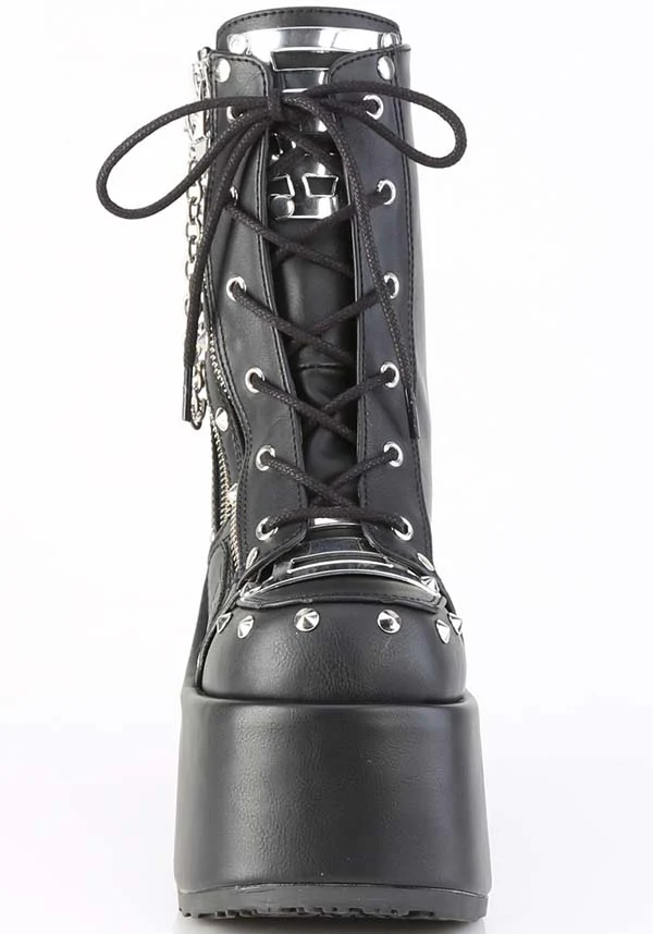 Camel-208 [Black] | PLATFORM BOOTS [PREORDER] - Image 2