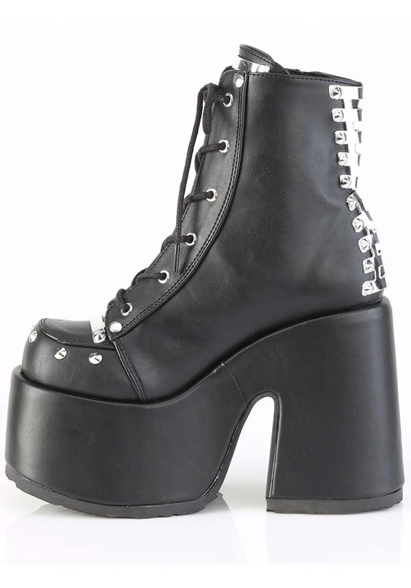 Camel-208 [Black] | PLATFORM BOOTS [PREORDER] - Image 5
