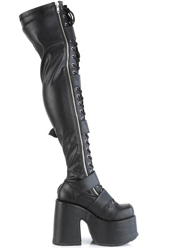 CAMEL-305 [Black] | PLATFORM BOOTS [PREORDER] - Image 5