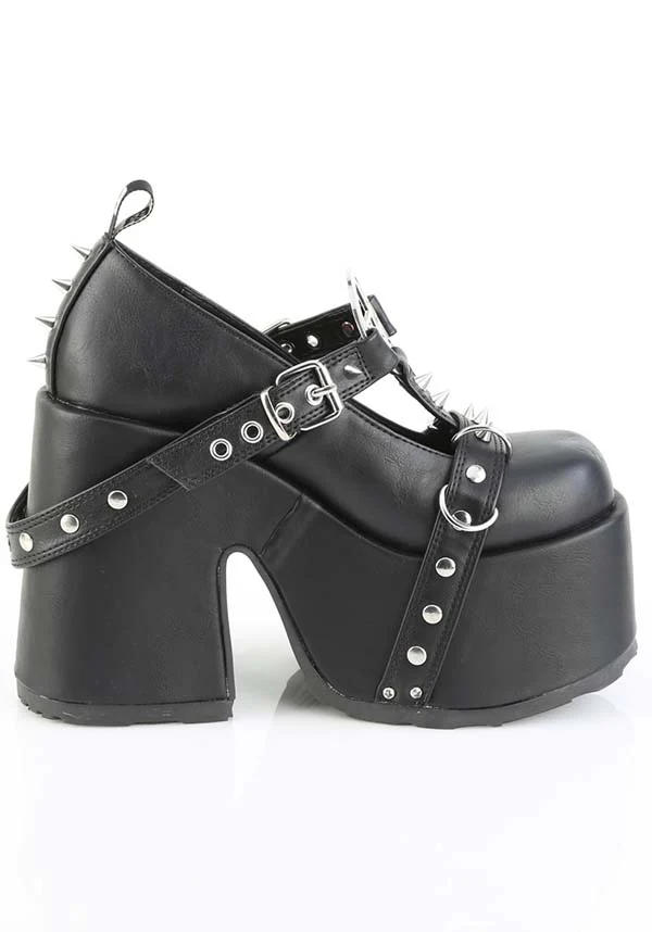 CAMEL-33 [Black] | PLATFORM HEELS [PREORDER] - Image 4