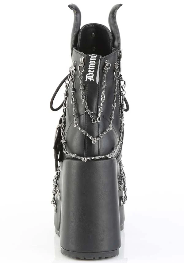 CAMEL-64 [Black] | PLATFORM BOOTS [PREORDER] - Image 6