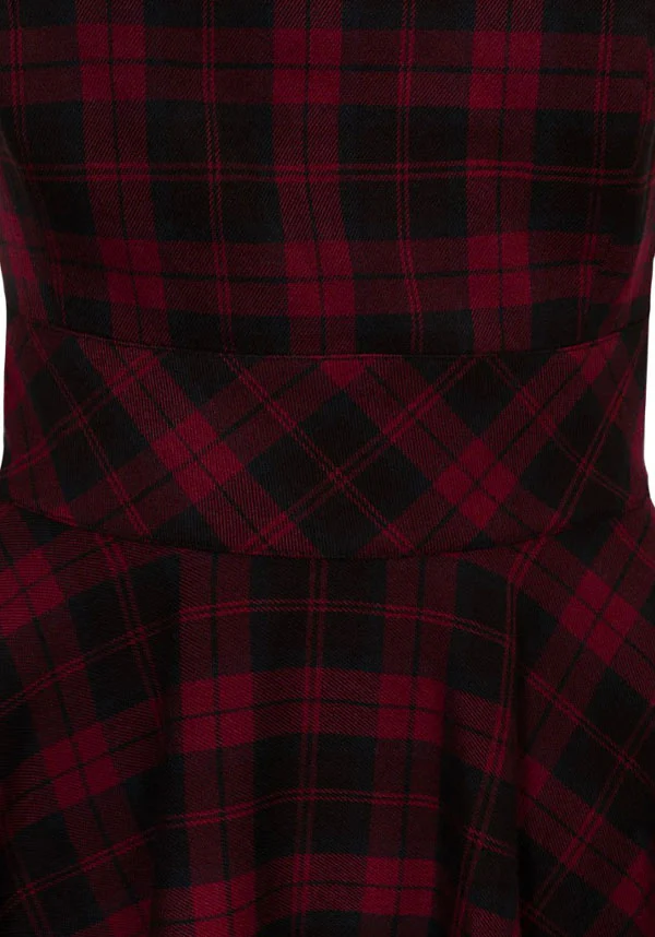 Carmina [Burgundy] | PINAFORE DRESS - Image 9
