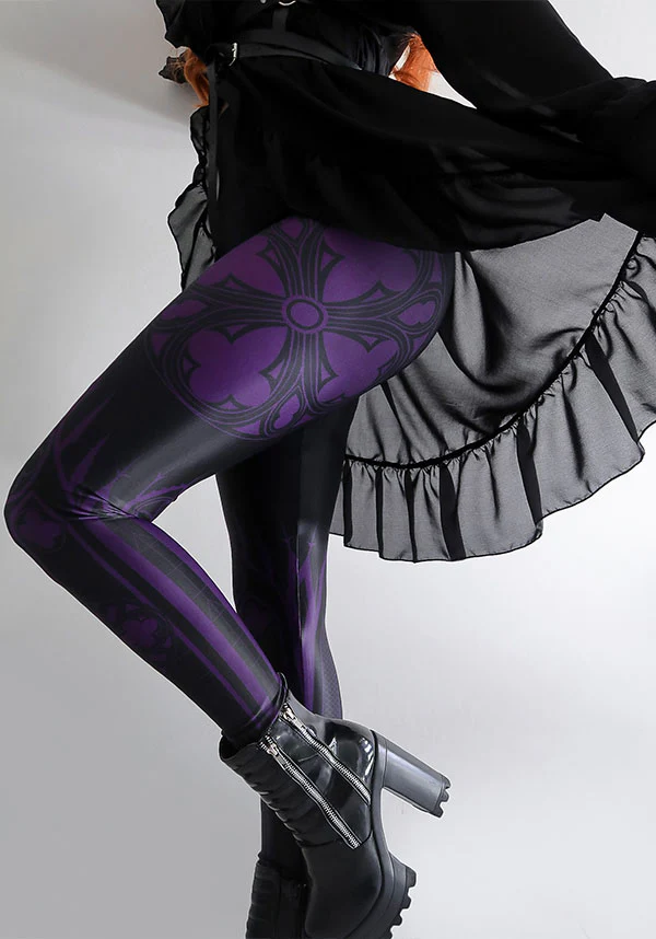 Cathedral [Purple] | LEGGINGS* - Image 8