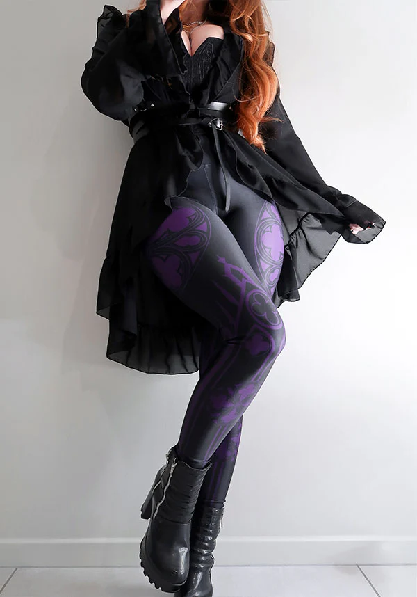 Cathedral [Purple] | LEGGINGS* - Image 9