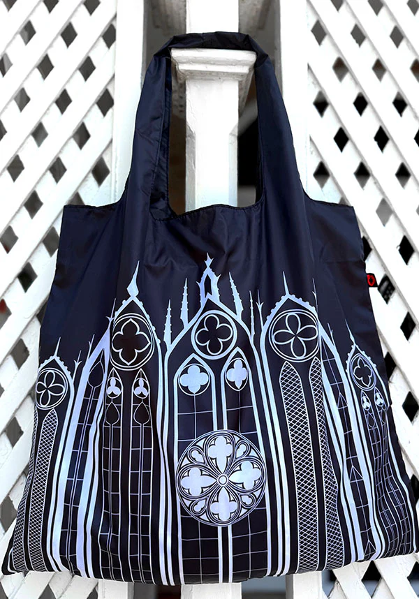 Cathedral [White] | REUSABLE TOTE BAG - Image 2