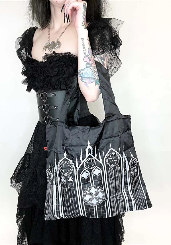 Cathedral [White] | REUSABLE TOTE BAG - Image 3