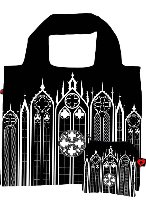 Cathedral [White] | REUSABLE TOTE BAG - Image 4
