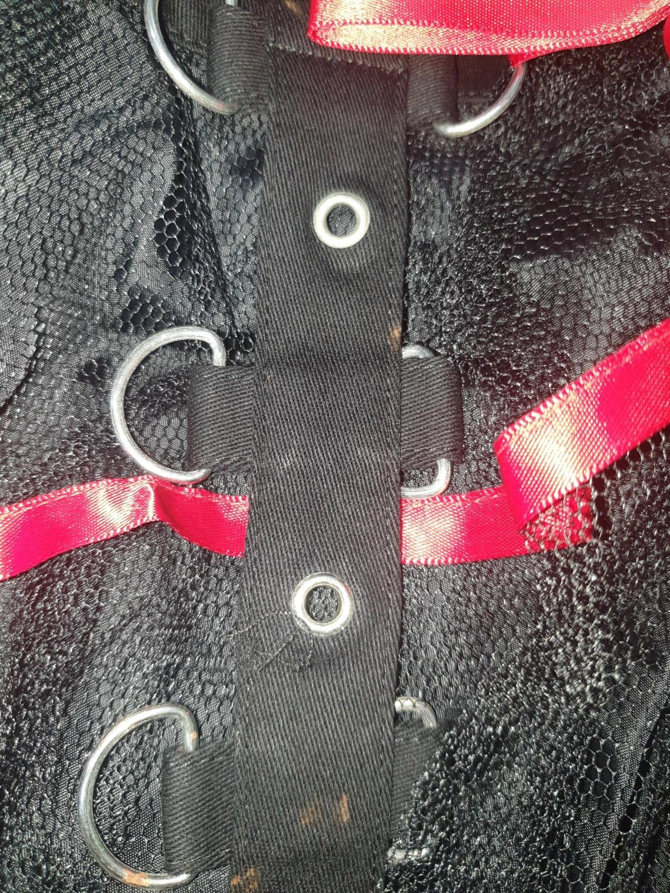 Chai [Black/Red] | MINI SKIRT (DAMAGED)** - Image 6