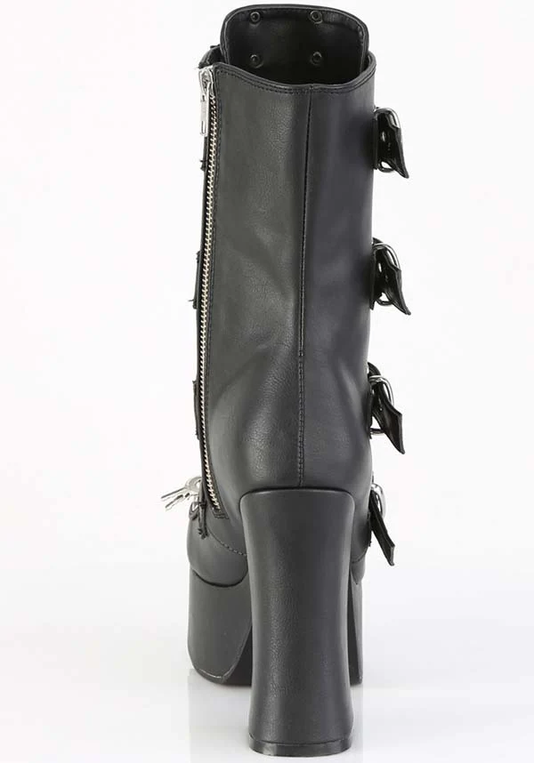 Charade-118 [Black] | PLATFORM BOOTS [PREORDER] - Image 3