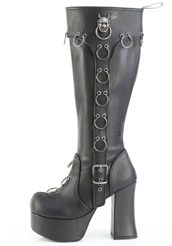 CHARADE-211 [Black] | PLATFORM BOOTS [PREORDER] - Image 3