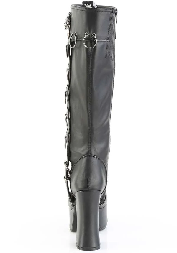 CHARADE-211 [Black] | PLATFORM BOOTS [PREORDER] - Image 4