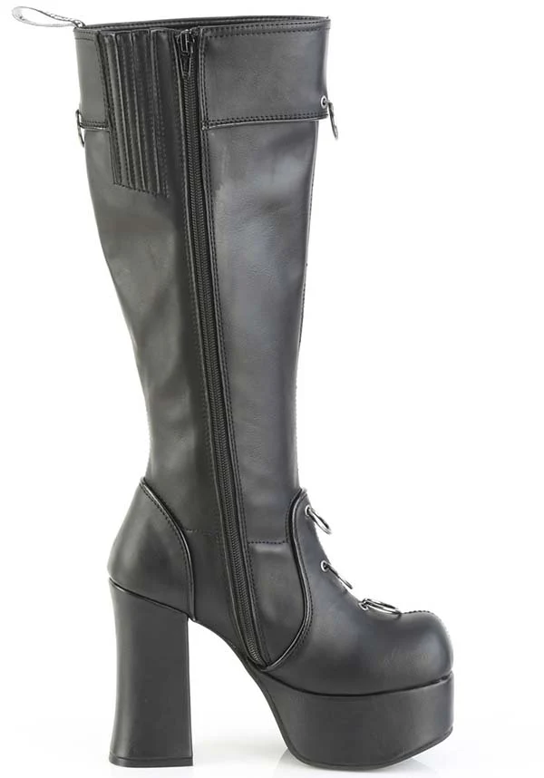 CHARADE-211 [Black] | PLATFORM BOOTS [PREORDER] - Image 5