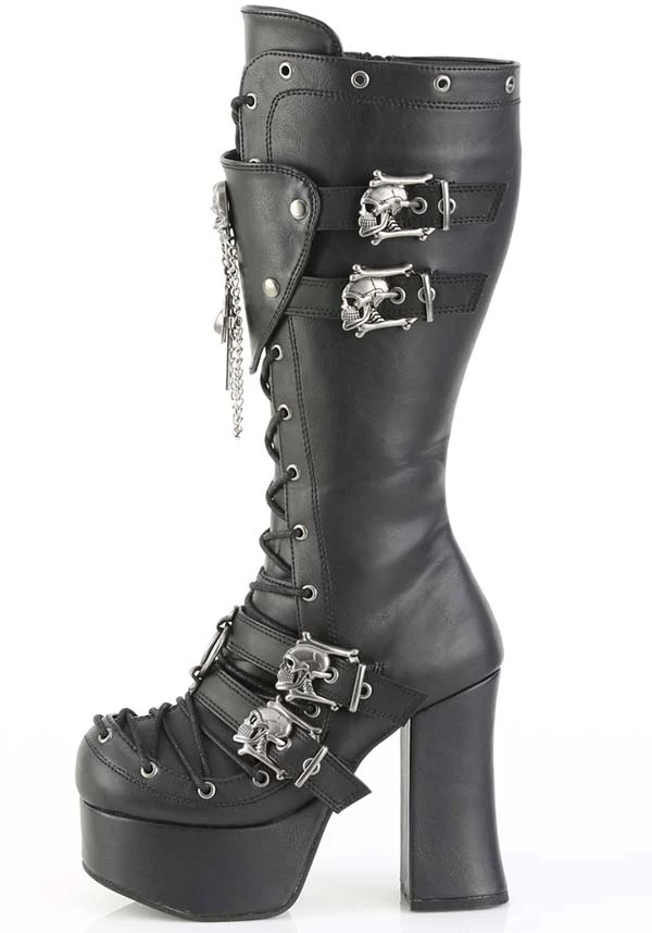 CHARADE-230 [Black] | PLATFORM BOOTS [PREORDER] - Image 3