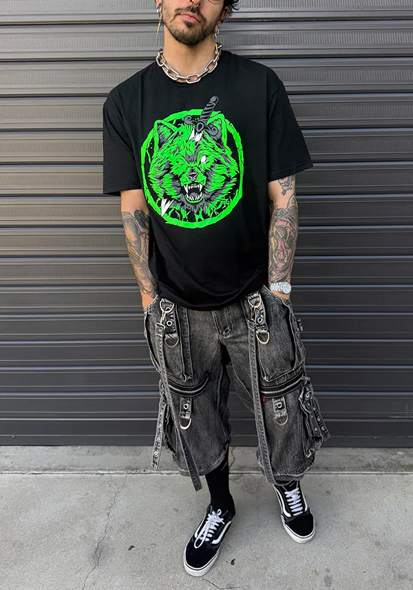 Wolfs Watch [Neon Green] | T-SHIRT - Image 4