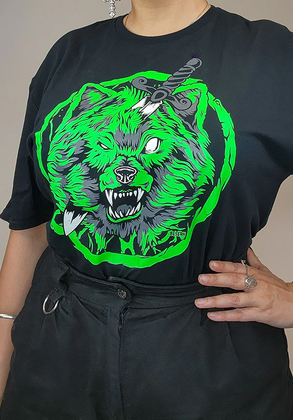 Wolfs Watch [Neon Green] | T-SHIRT - Image 6