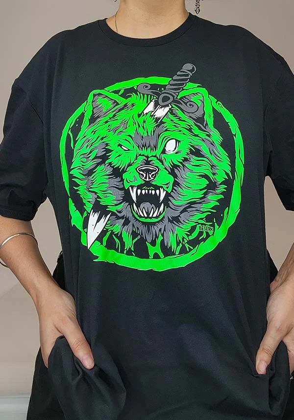 Wolfs Watch [Neon Green] | T-SHIRT - Image 8