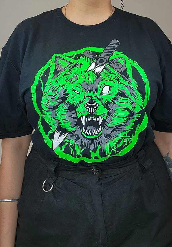 Wolfs Watch [Neon Green] | T-SHIRT - Image 9