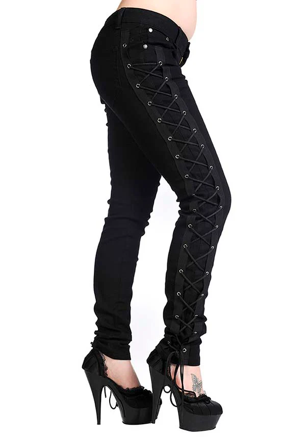 Corset Style [Black] | SKINNY JEANS