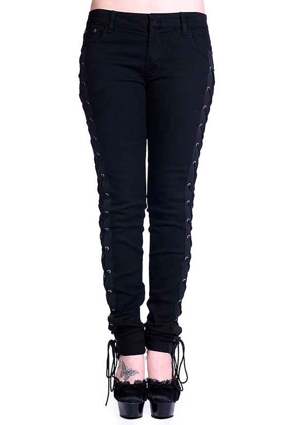 Corset Style [Black] | SKINNY JEANS - Image 2