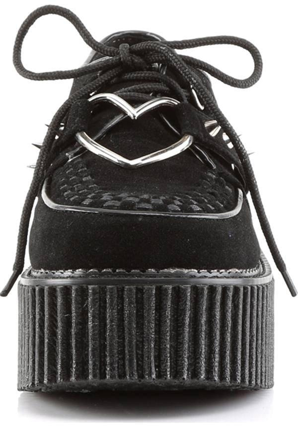 CREEPER-206 [Black Suede] | PLATFORM CREEPERS [PREORDER] - Image 2
