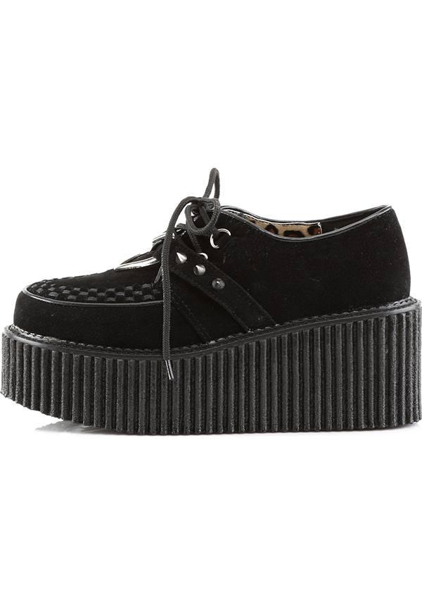 CREEPER-206 [Black Suede] | PLATFORM CREEPERS [PREORDER] - Image 3