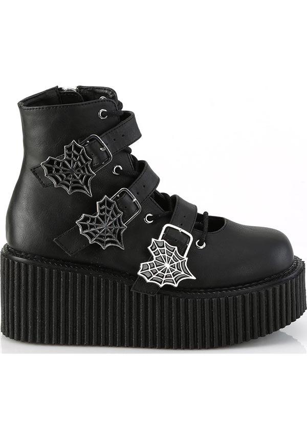 CREEPER-260 [Black Vegan Leather] | BOOTS [PREORDER] - Image 5
