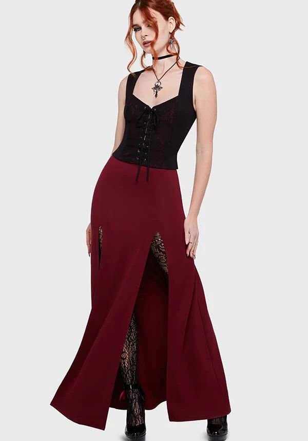 Crimson Bite | MAXI SKIRT - Image 2
