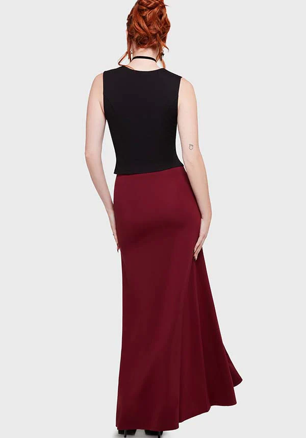 Crimson Bite | MAXI SKIRT - Image 3