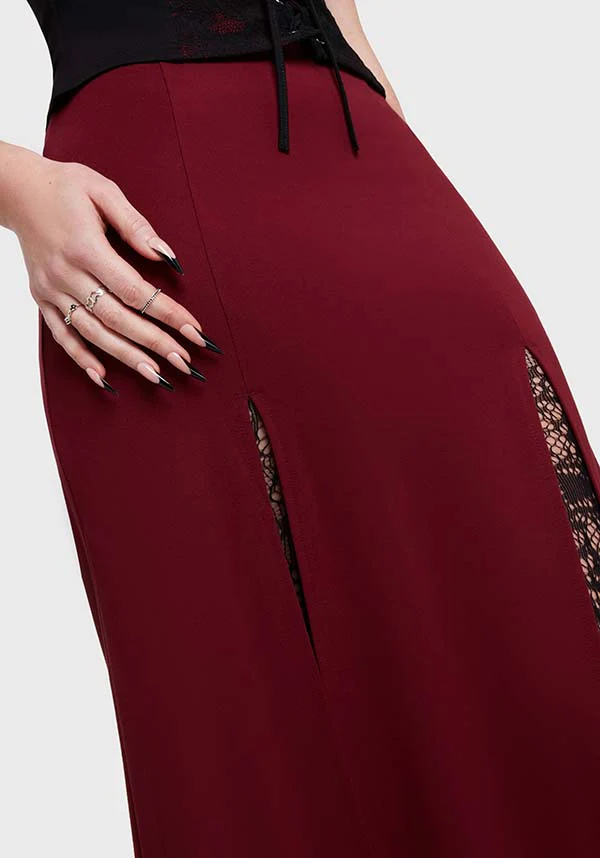 Crimson Bite | MAXI SKIRT - Image 4