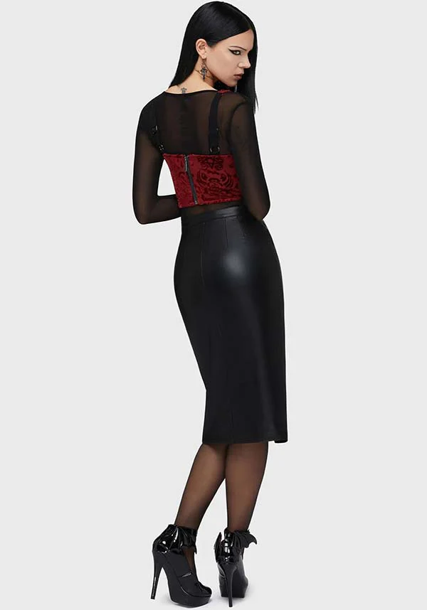 Crimson Bloodlust | CORSET TOP - Image 3