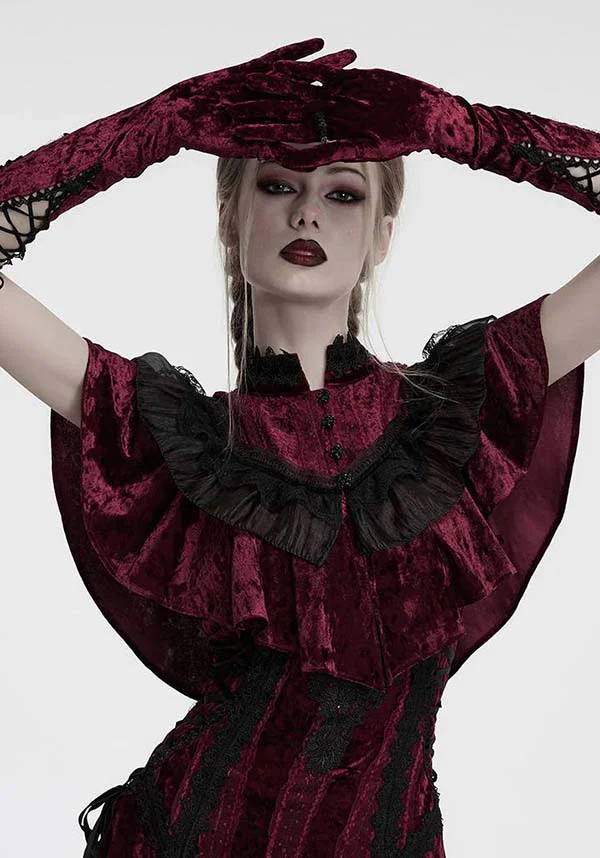 Crimson Countess [Red] | GLOVES - Image 3