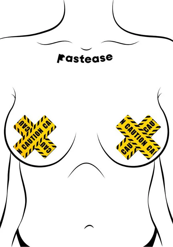 Cross [Caution Tape] | NIPPLE PASTIES - Image 2