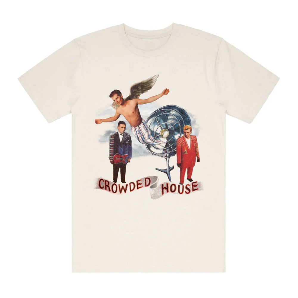 Crowded House | Fan Banner [Natural] T-SHIRT [PREORDER] - Image 3