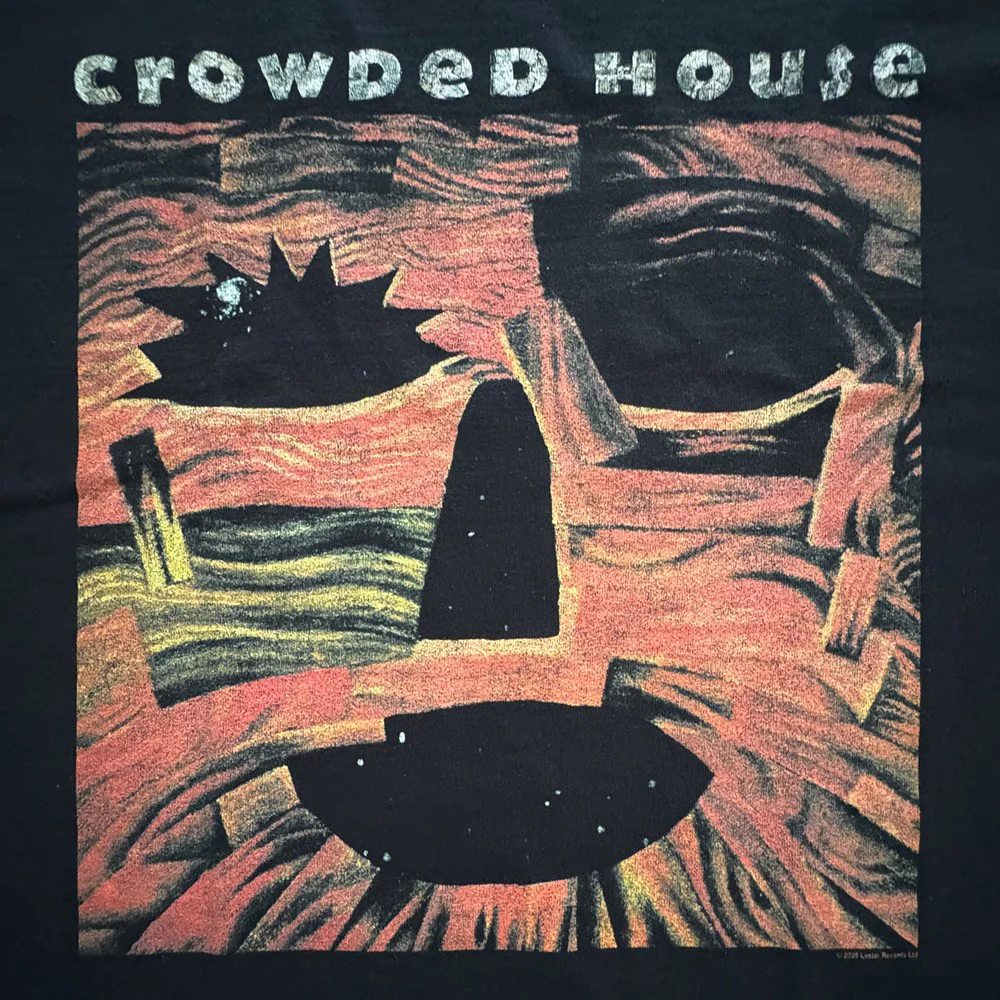 Crowded House | Woodface [Black] T-SHIRT [PREORDER] - Image 2