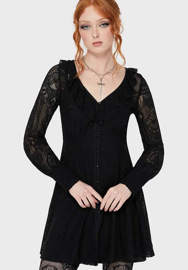 Cybele [Black] | LACE DRESS