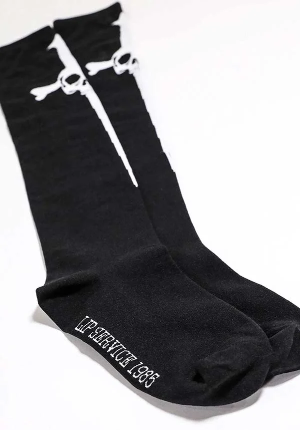 Dagger [White] | THIGH HIGH SOCKS - Image 5