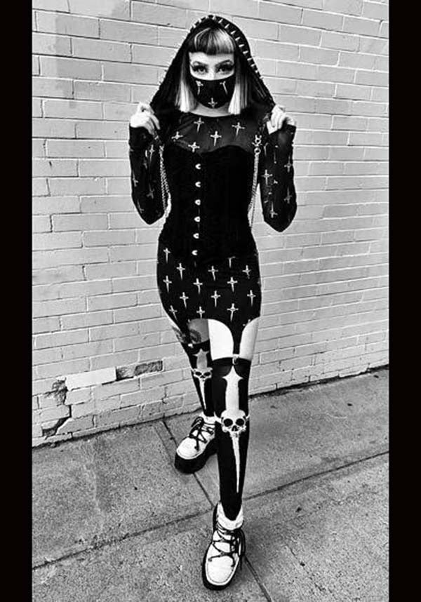 Dagger [White] | THIGH HIGH SOCKS - Image 7