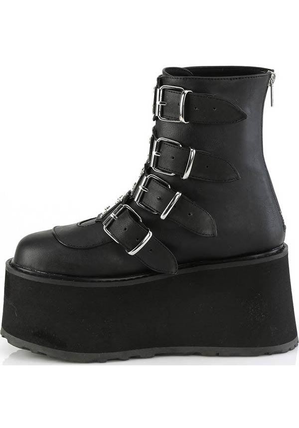 DAMNED-105 [Black] | PLATFORM BOOTS [PREORDER] - Image 3