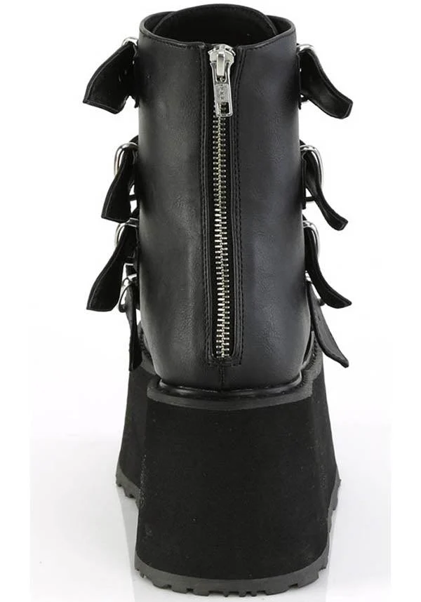 DAMNED-105 [Black] | PLATFORM BOOTS [PREORDER] - Image 4
